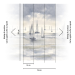 79236-3 Панно AS Creation 159*280, Регата парусников 79236-3 Панно AS Creation 159*280, Регата парусников
