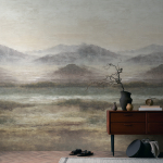 79236-4 Панно AS Creation 159*280, Туманные очертания гор