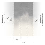 79239-1 Панно AS Creation 159*280, Облачная вуаль серебро