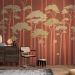 79222-8 Панно AS Creation 371*280, Лесной ритм на красном 79222-8 Панно AS Creation 371*280, Лесной ритм на красном